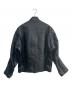 SCHOTT BROS. (ショット) シングルライダースホースレザージャケット　USA製 Perfectoサボテンタグ復刻　641HH ブラック サイズ:46：80000円
