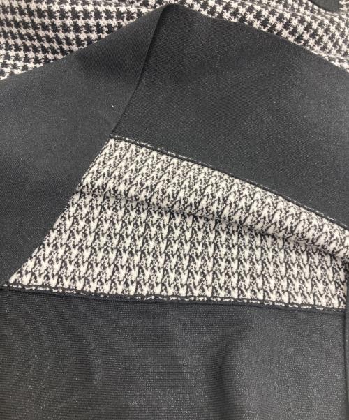 HER LIP TO（ハーリップトゥ）HER LIP TO (ハーリップトゥ) Buckingham Houndstooth Knit Dress ブラック×ホワイト サイズ:Ｍの古着・服飾アイテム