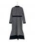 HER LIP TO (ハーリップトゥ) Buckingham Houndstooth Knit Dress ブラック×ホワイト サイズ:Ｍ：8000円