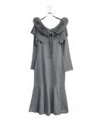HER LIP TOハーリップトゥ）の古着「Ritz Faux Fur Mermaid Dress　1234205154」｜cloud