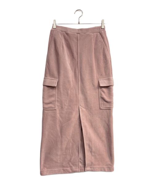 HER LIP TO（ハーリップトゥ）Her lip to (ハーリップトゥ) Flight Mode Fleece Long Skirt ピンク サイズ:Mの古着・服飾アイテム