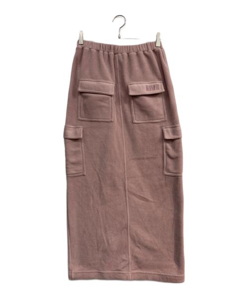 HER LIP TO（ハーリップトゥ）Her lip to (ハーリップトゥ) Flight Mode Fleece Long Skirt ピンク サイズ:Mの古着・服飾アイテム