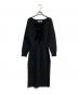 Her lip to（ハーリップトゥ）の古着「Simone Knit Long Dress　1244205169」｜ブラック