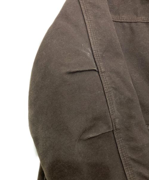 CarHartt（カーハート）CarHartt (カーハート) ボアライナーダック地リッジコート  00‘s　YYC61 ブラウン サイズ:Lの古着・服飾アイテム