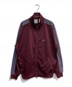 adidasアディダス）の古着「BECKENBAUER TRACKTOP-MAROON　IN1000」｜ボルドー