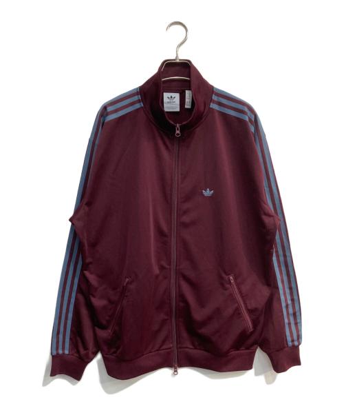 adidas（アディダス）adidas (アディダス) BECKENBAUER TRACKTOP-MAROON　IN1000 ボルドー サイズ:Lの古着・服飾アイテム