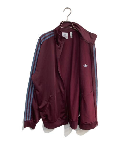 adidas（アディダス）adidas (アディダス) BECKENBAUER TRACKTOP-MAROON　IN1000 ボルドー サイズ:Lの古着・服飾アイテム