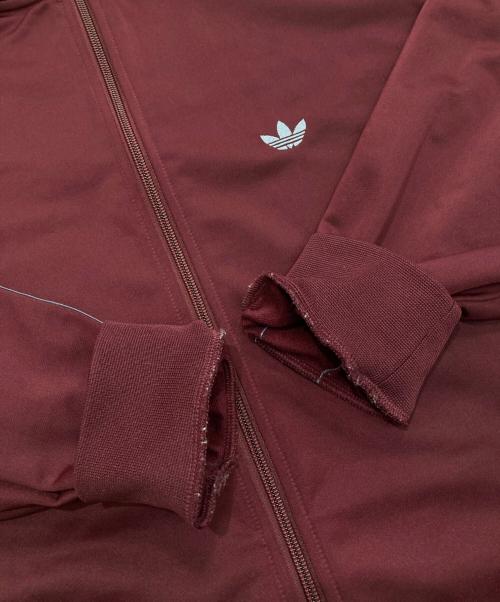 adidas（アディダス）adidas (アディダス) BECKENBAUER TRACKTOP-MAROON　IN1000 ボルドー サイズ:Lの古着・服飾アイテム