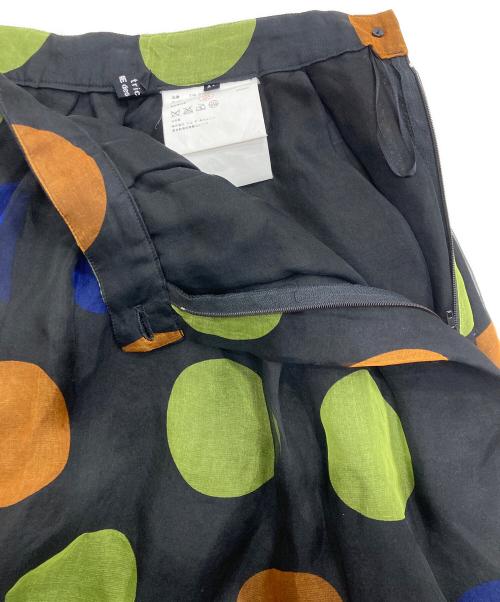 tricot COMME des GARCONS（トリココムデギャルソン）tricot COMME des GARCONS (トリココムデギャルソン) シルクドットスカート　AD2003  ブラック サイズ:Mの古着・服飾アイテム