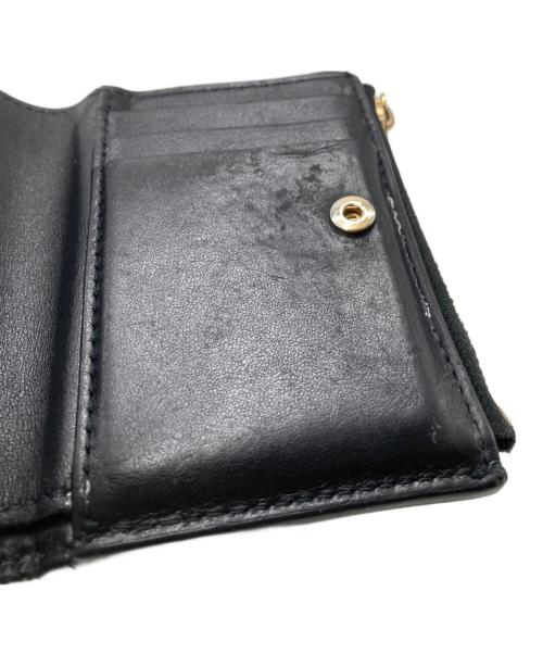 BOTTEGA VENETA（ボッテガベネタ）BOTTEGA VENETA (ボッテガベネタ) カセット スモール 2つ折り ウォレット ブラック サイズ:-の古着・服飾アイテム