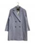 23区（ニジュウサンク）の古着「ウールダブルコート　SC.WO,YW.0862」｜ブルー