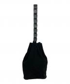 GUCCIグッチ）の古着「スウェードレザーショルダーバッグ」｜ブラック