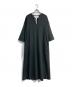 TICCA（ティッカ）の古着「ウールキーネックドレス　TBCA-162」｜カーキ