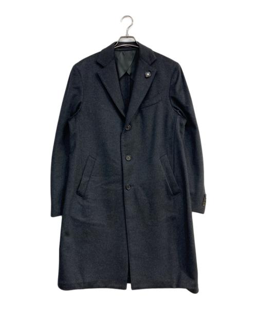 LARDINI（ラルディーニ）LARDINI (ラルディーニ) カシミヤシングルチェスターコート　JQ23143AQ グレー サイズ:52の古着・服飾アイテム