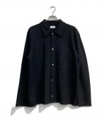 COLUMNコラム）の古着「ウールジャージーシャツブルゾン　32-230-10-090011」｜ブラック