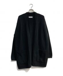 ESTNATION（エストネーション）の古着「ヤクウールトッパーカーディガン　32-234-12-110101」｜ブラック