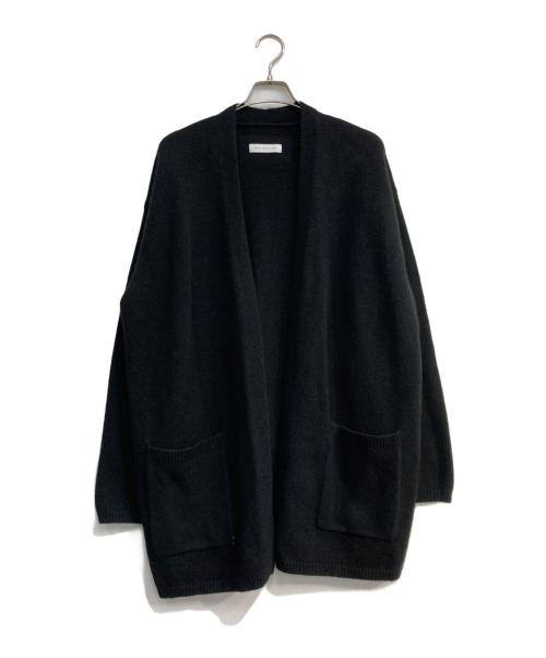 ESTNATION（エストネーション）ESTNATION (エストネーション) ヤクウールトッパーカーディガン　32-234-12-110101 ブラック サイズ:Lの古着・服飾アイテム