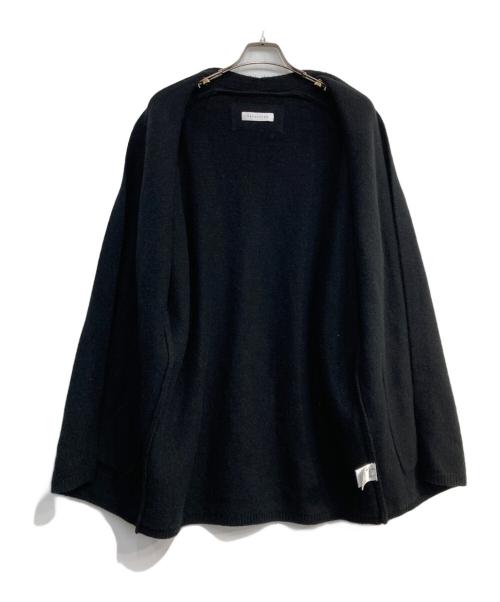 ESTNATION（エストネーション）ESTNATION (エストネーション) ヤクウールトッパーカーディガン　32-234-12-110101 ブラック サイズ:Lの古着・服飾アイテム