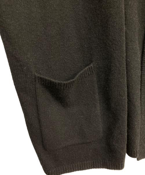 ESTNATION（エストネーション）ESTNATION (エストネーション) ヤクウールトッパーカーディガン　32-234-12-110101 ブラック サイズ:Lの古着・服飾アイテム