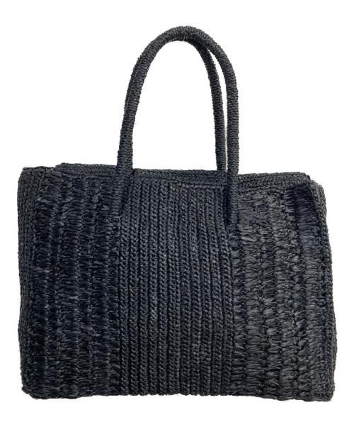 MAISON N.H PARIS（メゾン・エヌ・アッシュ・パリ）MAISON N.H PARIS (メゾン・エヌ・アッシュ・パリ) カゴバッグ ブラックの古着・服飾アイテム