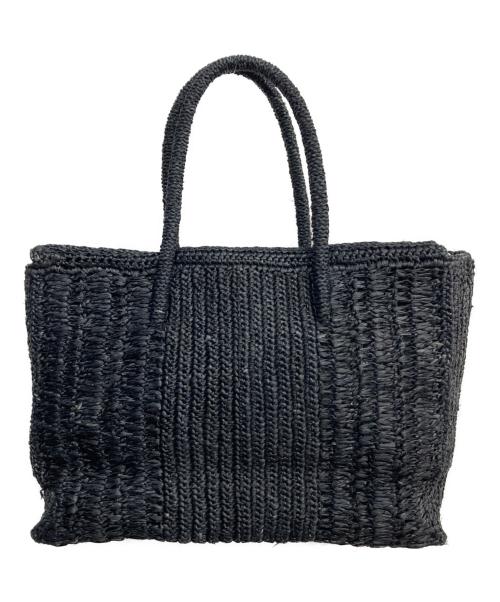 MAISON N.H PARIS（メゾン・エヌ・アッシュ・パリ）MAISON N.H PARIS (メゾン・エヌ・アッシュ・パリ) カゴバッグ ブラックの古着・服飾アイテム