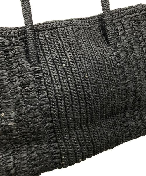 MAISON N.H PARIS（メゾン・エヌ・アッシュ・パリ）MAISON N.H PARIS (メゾン・エヌ・アッシュ・パリ) カゴバッグ ブラックの古着・服飾アイテム