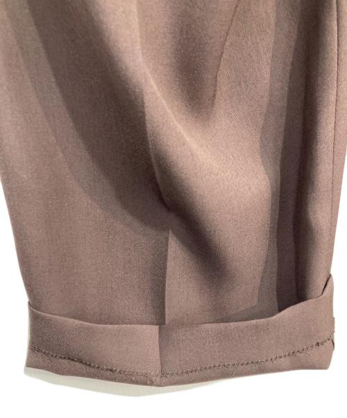 URBAN RESEARCH（アーバンリサーチ）URBAN RESEARCH (アーバンリサーチ) new basic ダブルクロスキュプラパンツ ブラウン サイズ:40の古着・服飾アイテム