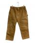 CarHartt（カーハート）の古着「DUCK DOUBLE FRONT LOOSE FIT　B01-BRN」｜ブラウン