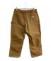 CarHartt (カーハート) DUCK DOUBLE FRONT LOOSE FIT　B01-BRN ブラウン サイズ:W36×L30：16000円