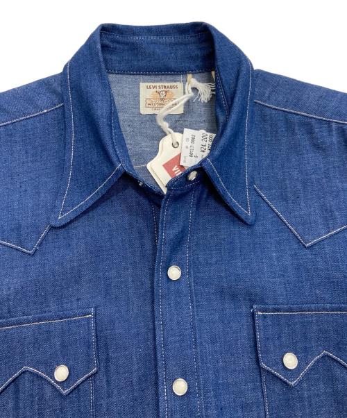 LEVI'S（リーバイス）LEVI'S (リーバイス) ショートホーンシャツ リジッド　 001L7-0002 インディゴ サイズ:Sの古着・服飾アイテム
