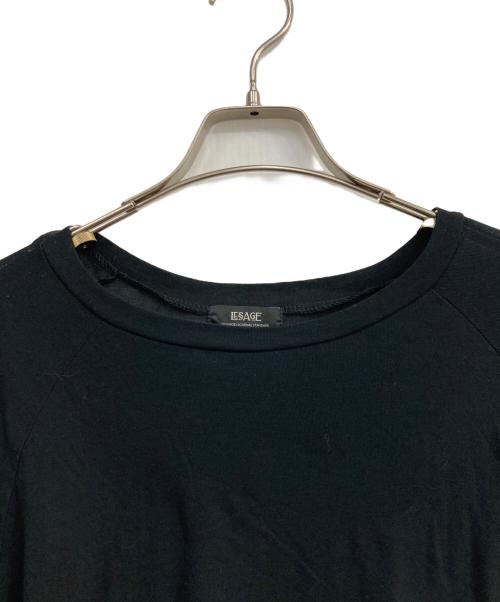 journal standard L'essage（ジャーナルスタンダード レサージュ）journal standard L'essage (ジャーナルスタンダード レサージュ) ギャザースリーブプルオーバー ブラック サイズ:Freeの古着・服飾アイテム