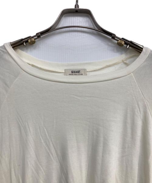 journal standard L'essage（ジャーナルスタンダード レサージュ）journal standard L'essage (ジャーナルスタンダード レサージュ) ギャザースリーブプルオーバー アイボリー サイズ:FREEの古着・服飾アイテム