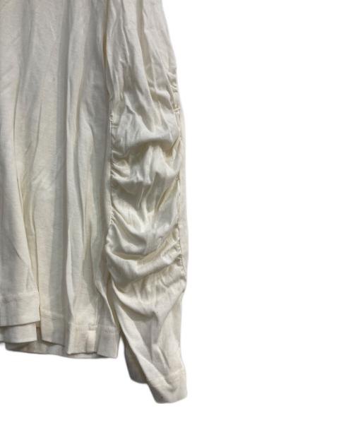 journal standard L'essage（ジャーナルスタンダード レサージュ）journal standard L'essage (ジャーナルスタンダード レサージュ) ギャザースリーブプルオーバー アイボリー サイズ:FREEの古着・服飾アイテム