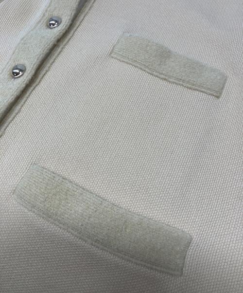 Curensology（カレンソロジー）Curensology (カレンソロジー) ベルボーイニットカーディガン ベージュ サイズ:FREEの古着・服飾アイテム