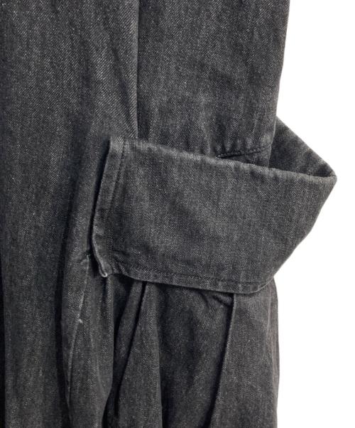 ETRE TOKYO（エトレトウキョウ）ETRE TOKYO (エトレトウキョウ) EDWIN (エドウィン) デニムノースリーブワンピース ブラック サイズ:Ⅿの古着・服飾アイテム