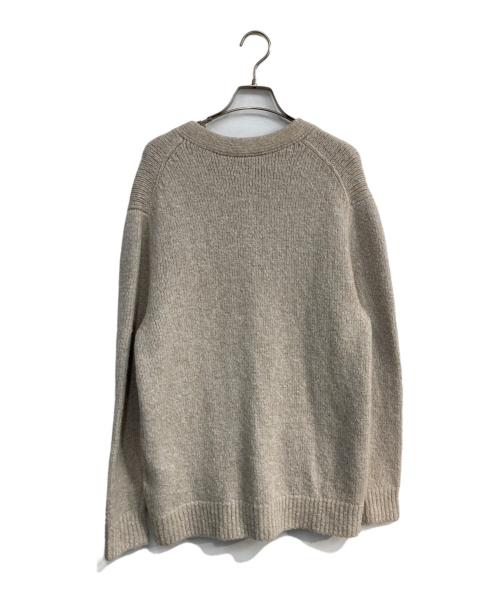 Acne studios（アクネ ストゥディオス）ACNE STUDIOS (アクネ ストゥディオス) ウールブレンド ニットカーディガン　FN-MN-KNIT000308 ベージュ サイズ:Sの古着・服飾アイテム