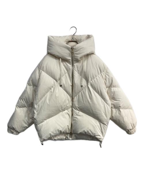 DUNO（デュノ）DUNO (デュノ) PEGGIE CERTOSAショートダウン　561J アイボリー サイズ:38の古着・服飾アイテム