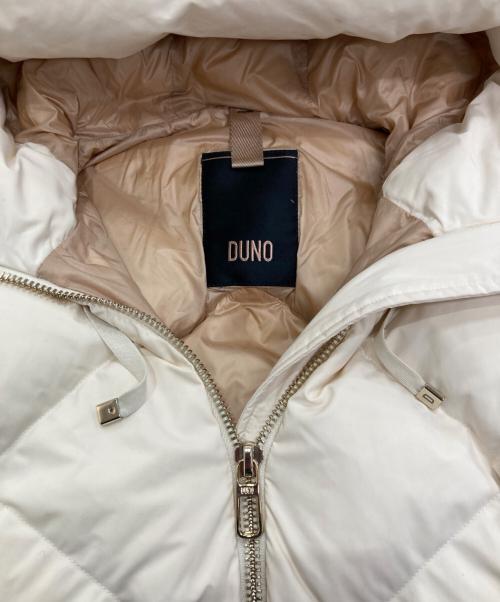 DUNO（デュノ）DUNO (デュノ) PEGGIE CERTOSAショートダウン　561J アイボリー サイズ:38の古着・服飾アイテム