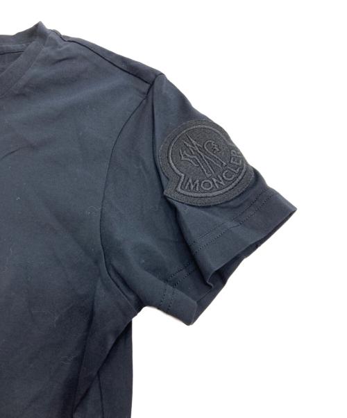 MONCLER（モンクレール）MONCLER (モンクレール) GIROCOLLO T-SHIRT ブラック サイズ:XSの古着・服飾アイテム