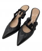 Gianvito Rossiジャンヴィト ロッシ）の古着「ポインテッドトゥパンプス」｜ブラウン