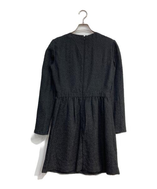 TORY BURCH（トリーバーチ）TORY BURCH (トリーバーチ) 装飾長袖ワンピース ブラック サイズ:2の古着・服飾アイテム