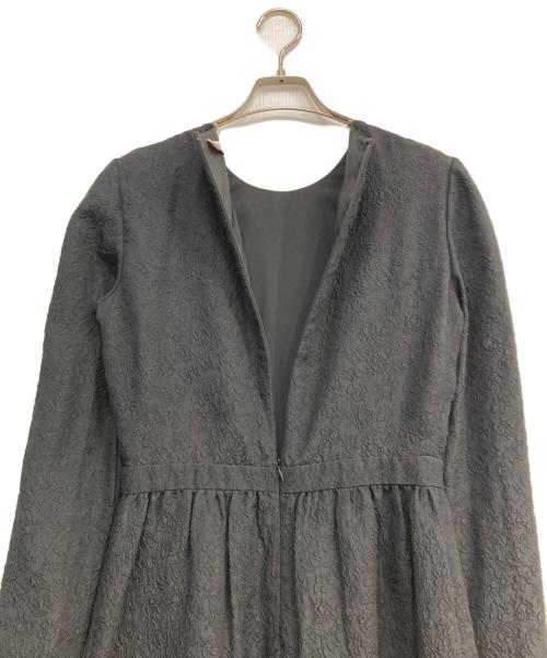 TORY BURCH（トリーバーチ）TORY BURCH (トリーバーチ) 装飾長袖ワンピース ブラック サイズ:2の古着・服飾アイテム