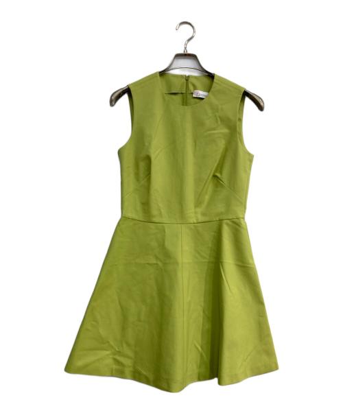 RED VALENTINO（レッドヴァレンティノ）RED VALENTINO (レッドヴァレンティノ) ノースリーブワンピース グリーン サイズ:42の古着・服飾アイテム