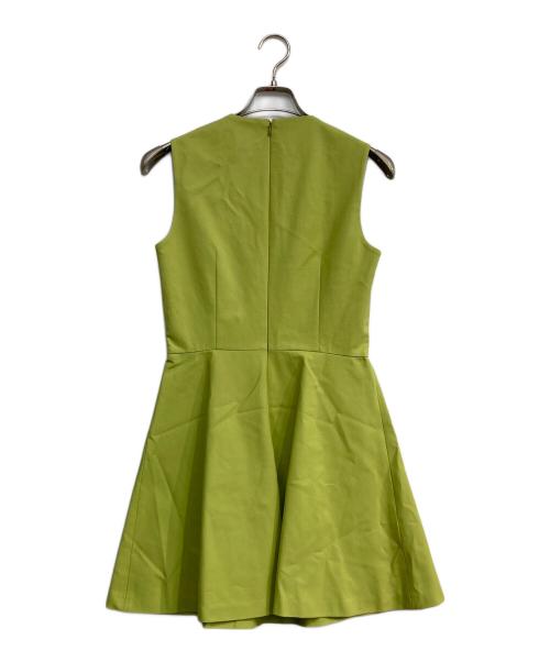 RED VALENTINO（レッドヴァレンティノ）RED VALENTINO (レッドヴァレンティノ) ノースリーブワンピース グリーン サイズ:42の古着・服飾アイテム