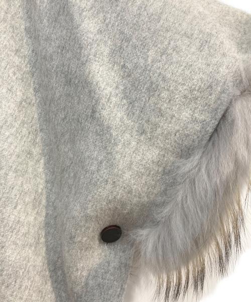 GRACE CONTINENTAL（（グレースコンチネンタル）GRACE CONTINENTAL (（グレースコンチネンタル) 配色リバーストール グレーの古着・服飾アイテム