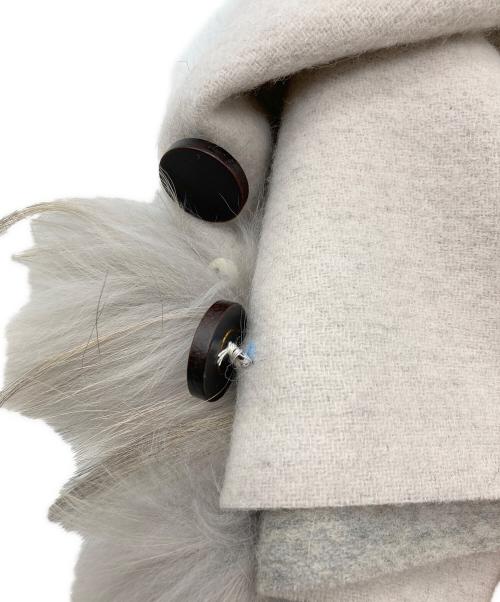 GRACE CONTINENTAL（（グレースコンチネンタル）GRACE CONTINENTAL (（グレースコンチネンタル) 配色リバーストール グレーの古着・服飾アイテム