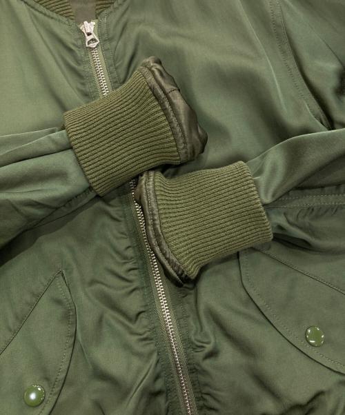POLO RALPH LAUREN（ポロ・ラルフローレン）POLO RALPH LAUREN (ポロ・ラルフローレン) MA-1ジャケット グリーン サイズ:XSの古着・服飾アイテム