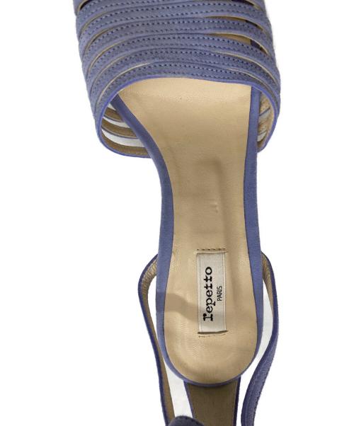 repetto（レペット）Repetto (レペット) スウェードサンダル ブルー サイズ:37 1/2の古着・服飾アイテム
