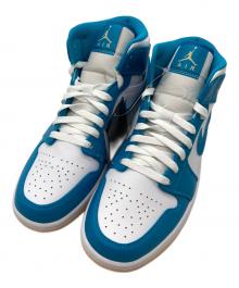 NIKE（ナイキ）の古着「AIR JORDAN 1 MID」｜ブルー×ホワイト