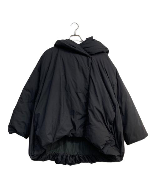 mizuiro-ind（ミズイロインド）mizuiro-ind (ミズイロインド) フーデッドショートダウンジャケット ブラック サイズ:Freeの古着・服飾アイテム